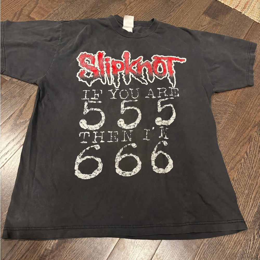 Vintage 707 Large Slipknot Y2K T shirt